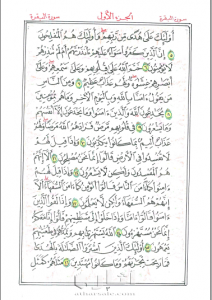 مصحف مخطوط بخط النسخ 5