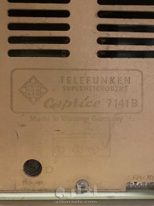 راديو صناعة الماني شركة Telefunken 3