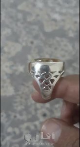 خواتم فضه مع احجار مشروط 4