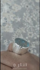خواتم فضه مع احجار مشروط 3
