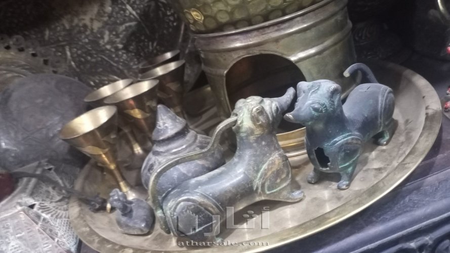 تجف نحاسيه اثريه قديمه