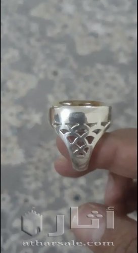 خواتم فضه مع احجار مشروط