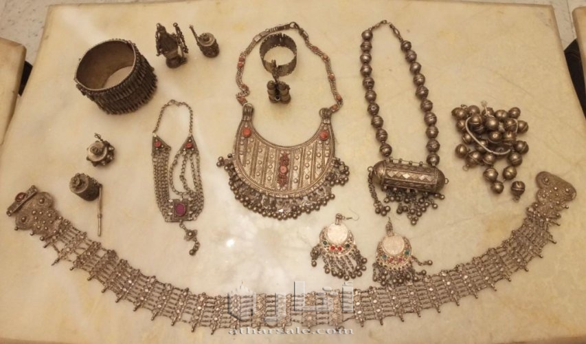 Old silver set