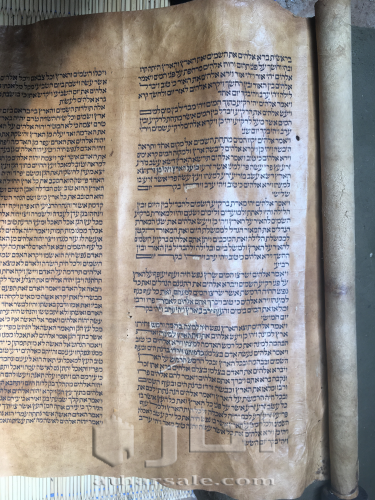 Judaica Torah scroll