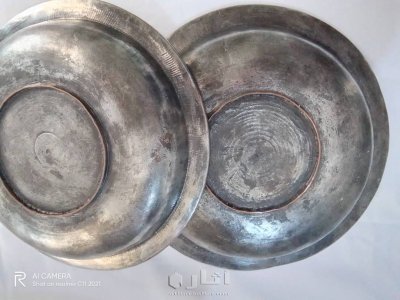 صحن من الحقبة العثمانية من النحاس و البرونز 8