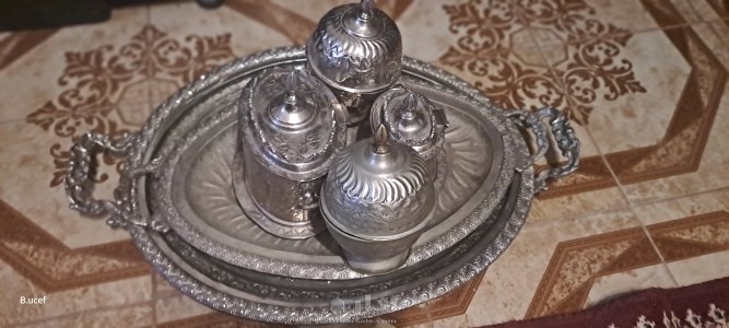 أواني فضية قديمة وأصلية 9