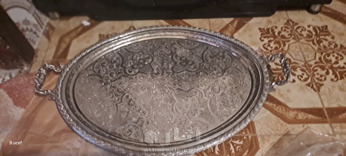 أواني فضية قديمة وأصلية