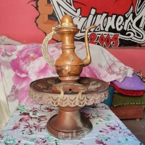 ابريق نحاسي قديم نحاس احمر 6