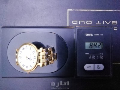 ساعتان الاولى جديدة لم تستخدم والساعة الثانية مستعملة نظيفة ذهب 3