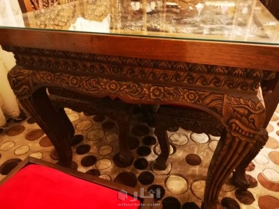 طاولة سفرة مع بوفيه حفر 10