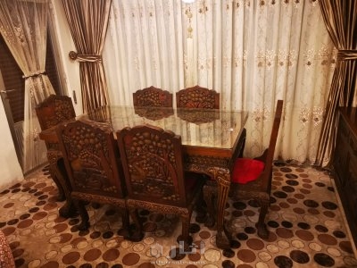 طاولة سفرة مع بوفيه حفر 9