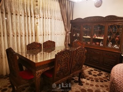 طاولة سفرة مع بوفيه حفر 6