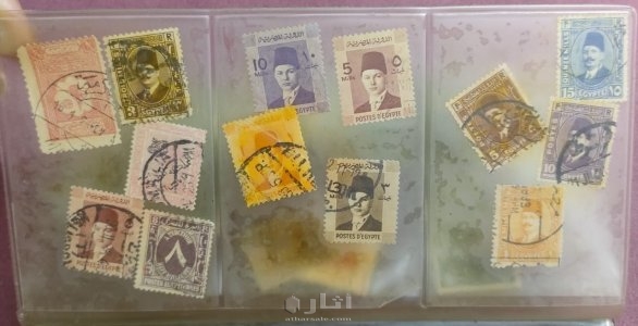 طوابع مصريه قديمه وامارتيه كويتيه بحاله جيده البيع الاعلي سعر 8