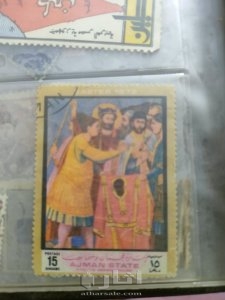 طوابع مصريه قديمه وامارتيه كويتيه بحاله جيده البيع الاعلي سعر 2