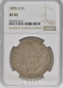 دولار مركان فضة 1895