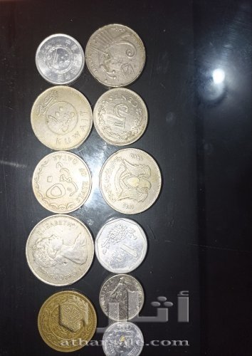 عملات معدنيه عربية وأجنبية قديمه قيمة
