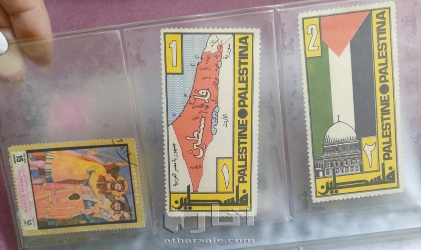 طوابع مصريه قديمه وامارتيه كويتيه بحاله جيده البيع الاعلي سعر