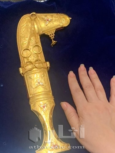 خنجر يمني ذهب