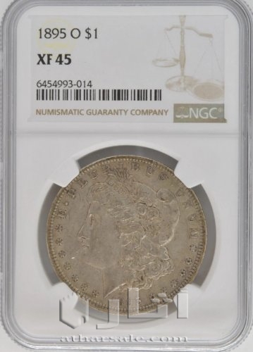 دولار مركان فضة 1895