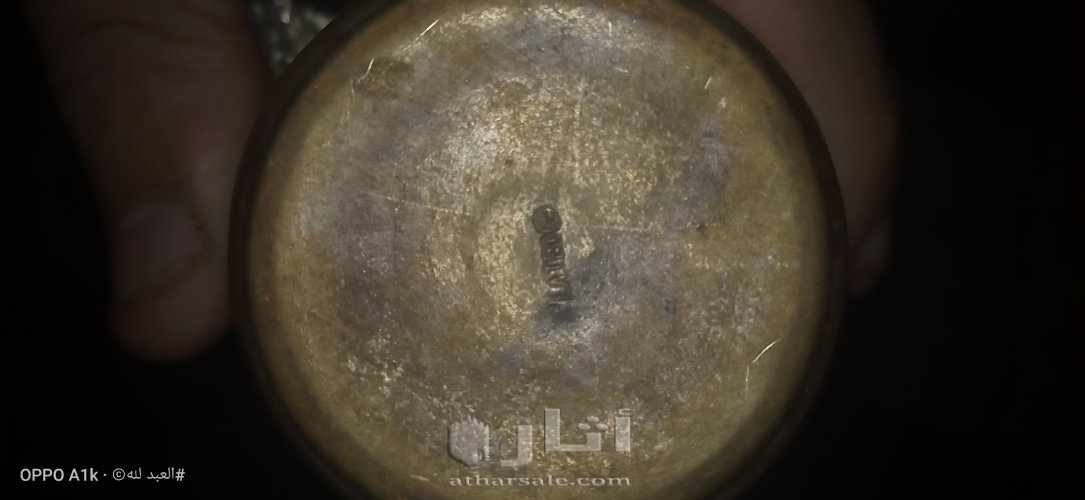 3كوب أثرى داخلى فضة مطلي من الخارج