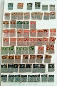 البوم امريكي يحتوي اكثر من 400 طابع اصلي بداية من 1861