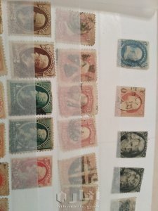 البوم امريكي يحتوي اكثر من 400 طابع اصلي بداية من 1861 15