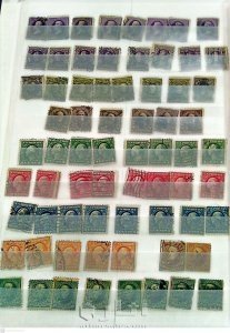 البوم امريكي يحتوي اكثر من 400 طابع اصلي بداية من 1861 14