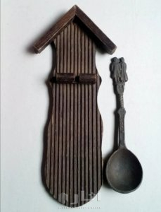 قطعة ديكور قديمة من الخشب 7