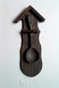 قطعة ديكور قديمة من الخشب 5