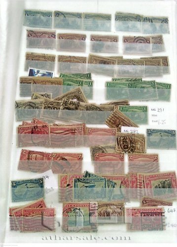 البوم امريكي يحتوي اكثر من 400 طابع اصلي بداية من 1861