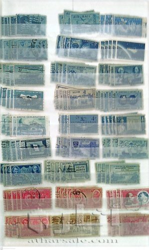 البوم امريكي يحتوي اكثر من 400 طابع اصلي بداية من 1861
