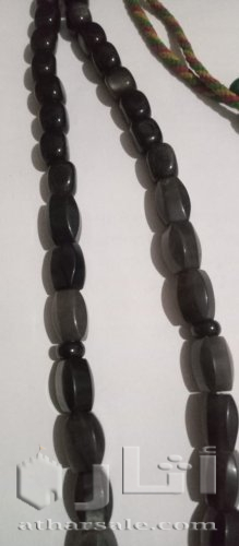 سبحه قديمه من احجار المرو النادر