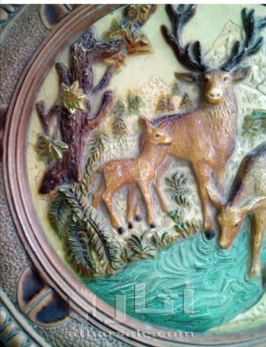 طبق او برواز ديكوري قديم