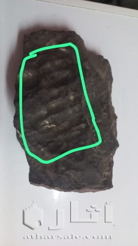 نيزك عليها آثار صوبع بشريه