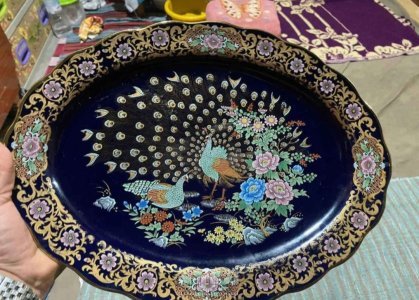 صحن قديم تحفة منزلية