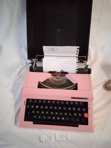 Machine in a portable carriage manuelle with transport Rose + telephone, a set of beautiful pieces of marques available , 5