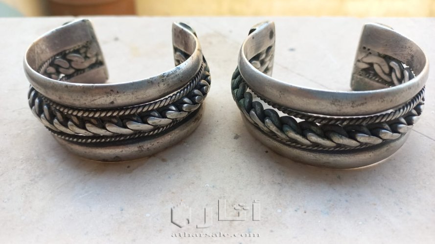 Two bracelets from the heritage of the Palestinian Bedouins before the Israeli occupation
