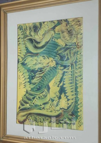 لوحات اصلى إمضاء الفنان صلاح طاهر