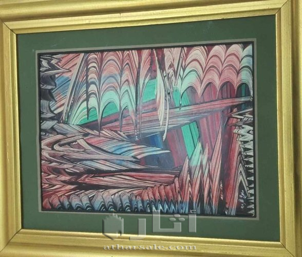 لوحات اصلى إمضاء الفنان صلاح طاهر