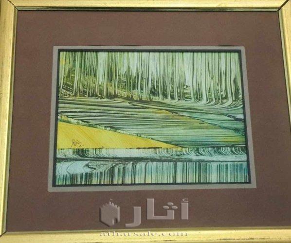 لوحات اصلى إمضاء الفنان صلاح طاهر