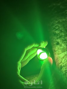 خاتم زمرد قديم كولومبي صافي مية بلمية