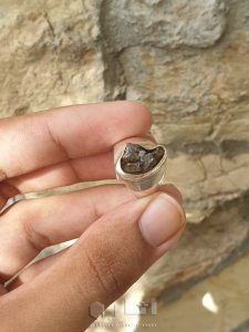 نيزك خاتم فضة