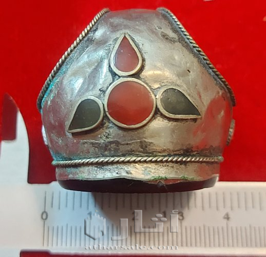 خاتم فضة قديم افغاني