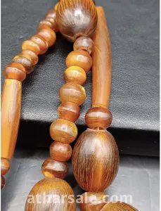 Antique giraffe and rhinoceros horn necklace