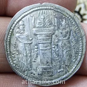 عملة فضة ساسانية