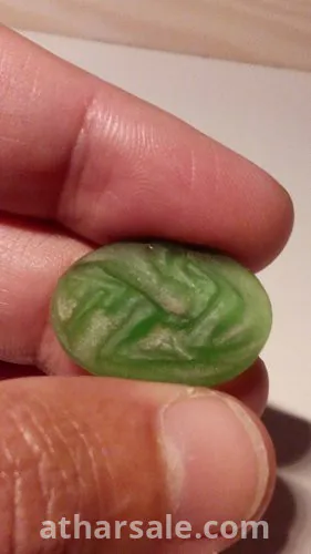 عقيق اخضر اثري روماني