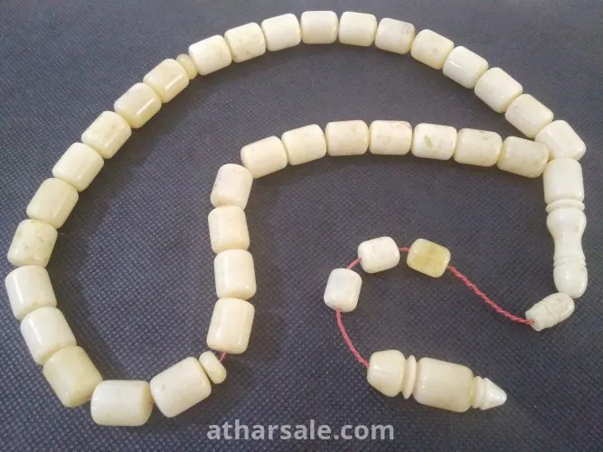 سبحة كهرب بولندي ابيض