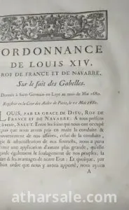 مرسوم الملك لويس الرابع عشر كتاب ملكى طبعة 1680 4