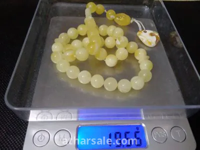 سبحة كهرب بولندي ابيض 4