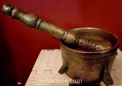 An ancient Egyptian tool used for cooking, weighing 4,100 kilograms